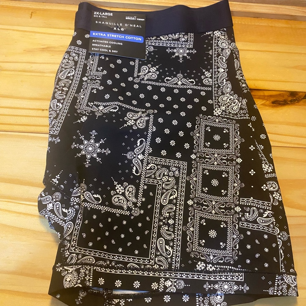 Shaq Black Paisley Boxer Briefs